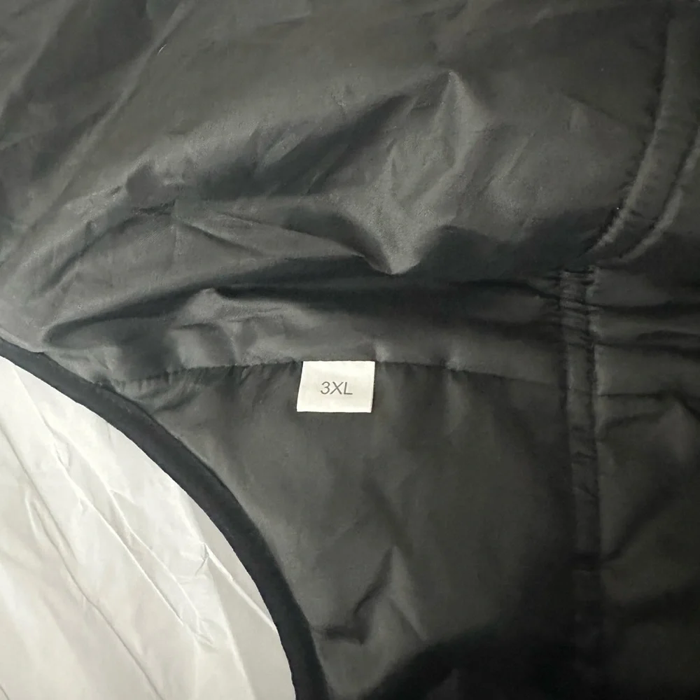 Black and Gray Dog Jacket 3XL